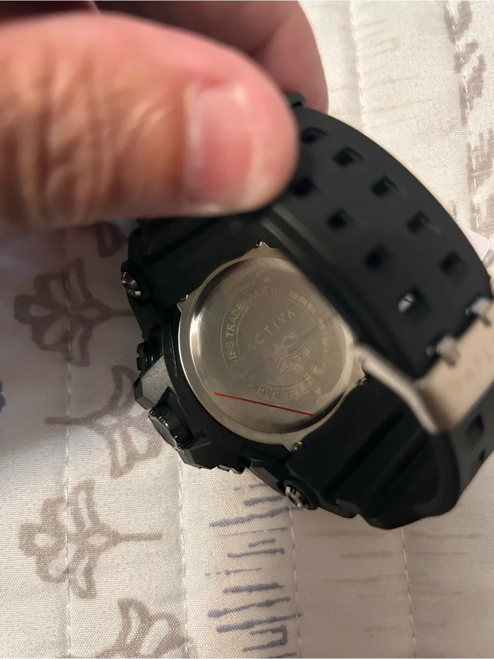 Activa Black Digital Sport Watch for Men